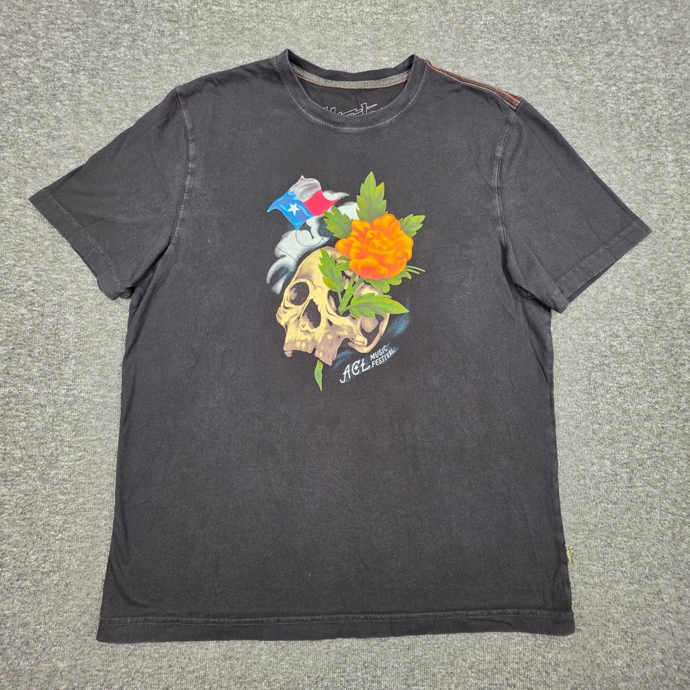 Howler brothers ACL Music Festival 2024 Lineup Graphic T Skull Flower Mens Sz M.